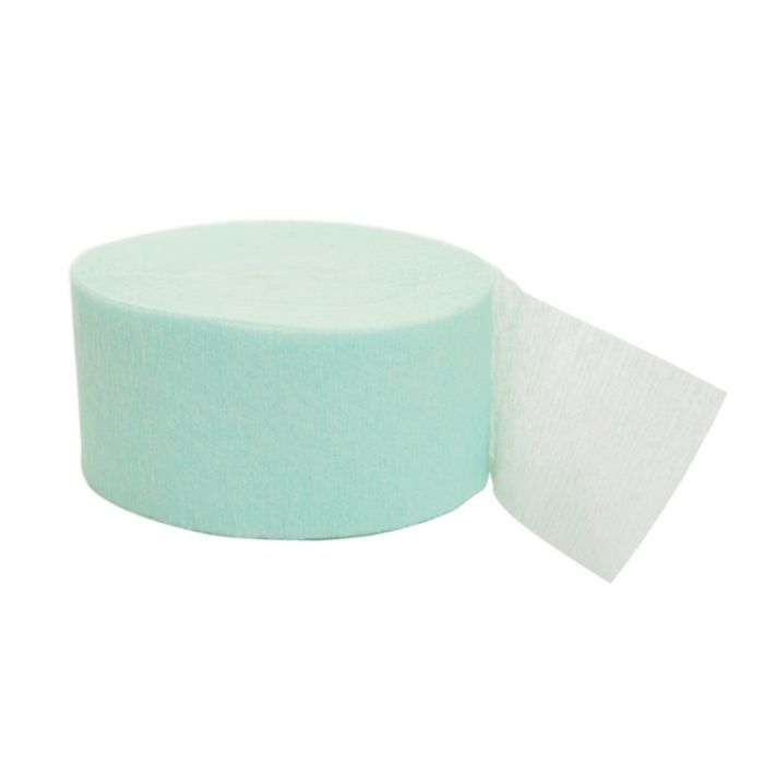 Mintgrüner Crepe-Streamer 24m