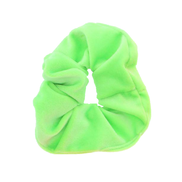 Neon UV Scrunchie Grün