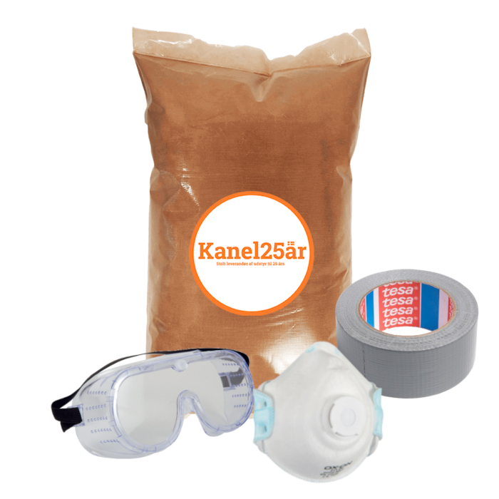 Kanel 2,5 kg inkl. udstyr 25 års