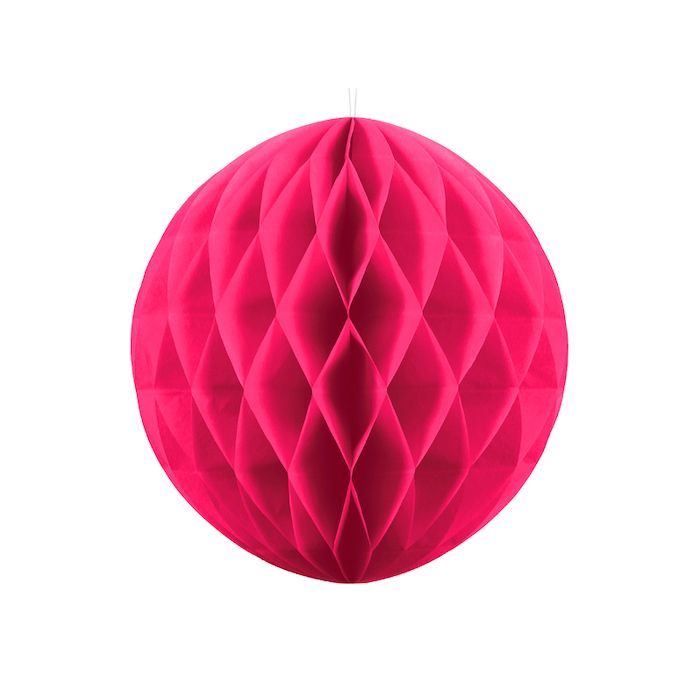 Wabenballon Dunkles Pink - 20cm