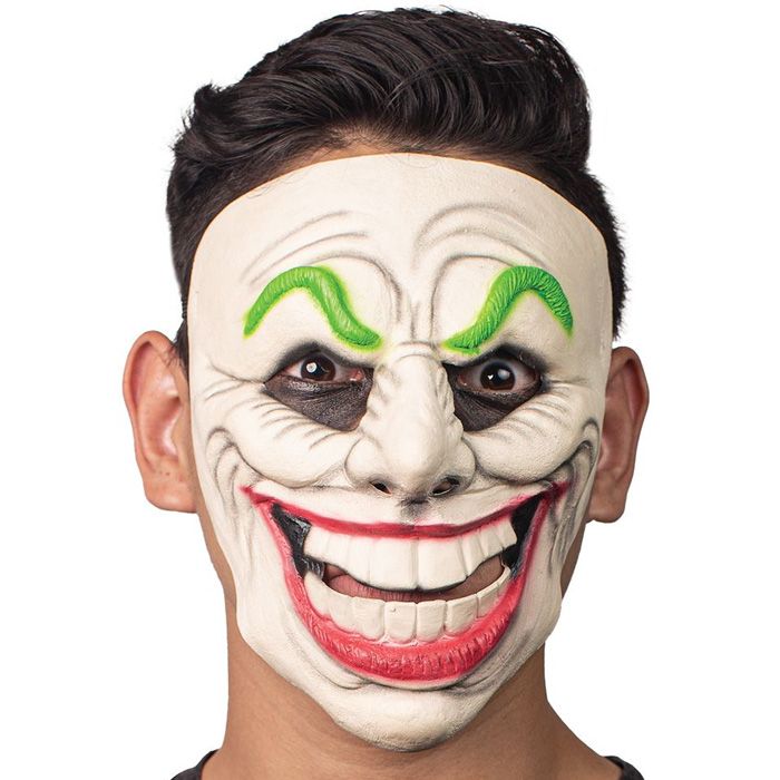 Gruselige Jester-Clownmaske