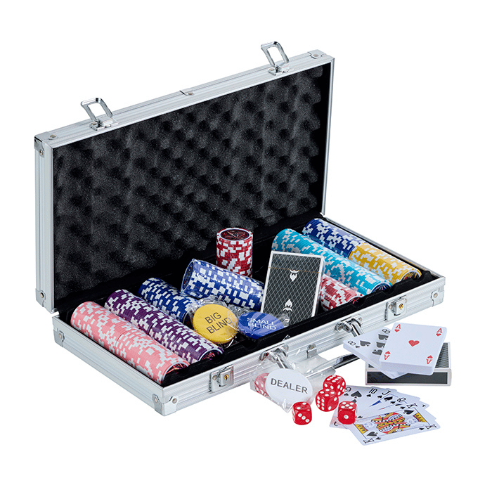 Pokerset Deluxe, 500 Chips Ton-Komposit, 11,5 g Aluminium Koffer