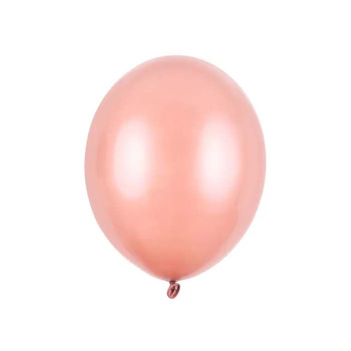 Ballons Metallic Matte Roségold 10x - 30 cm 