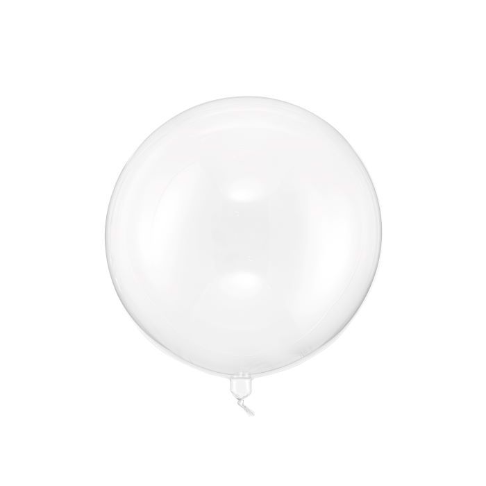 Transparenter runder Orbz Ballon - Ø 40 cm