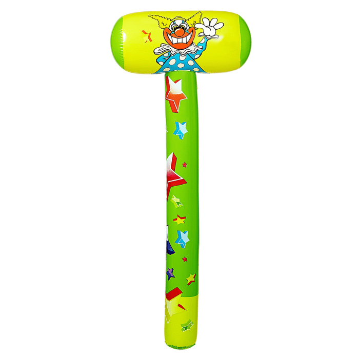 Oppustelig klovne hammer - 96 cm