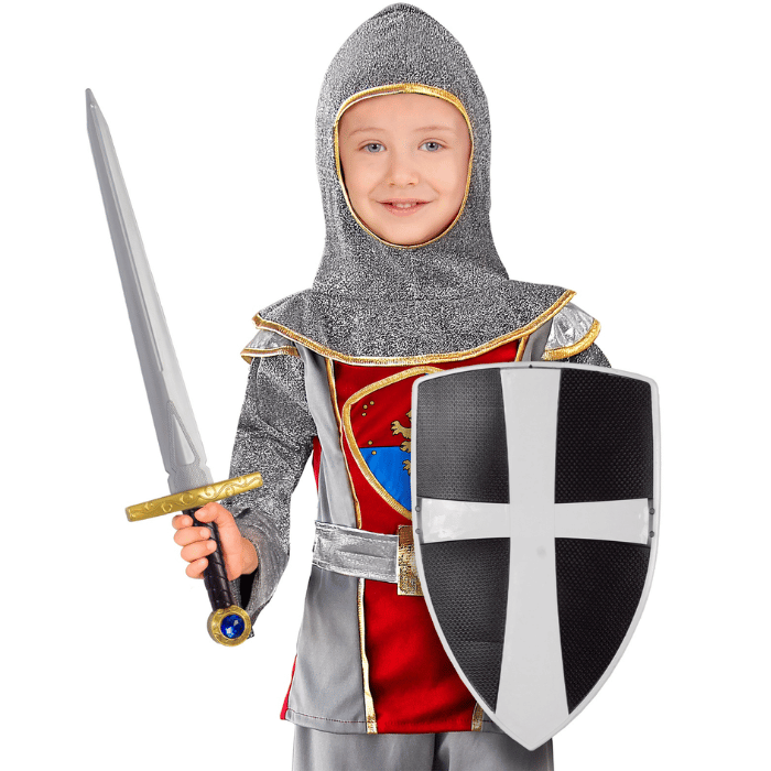 Ridder sværd og skjold til børn