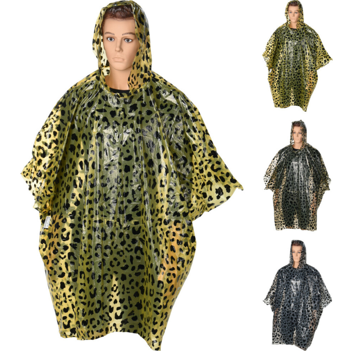 Regn poncho onesize ass.