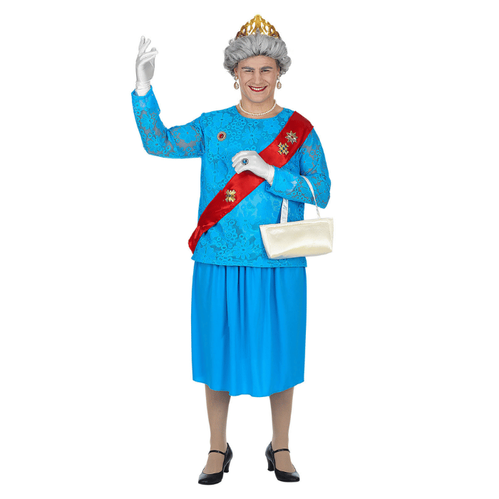 Dronning kostume til mænd