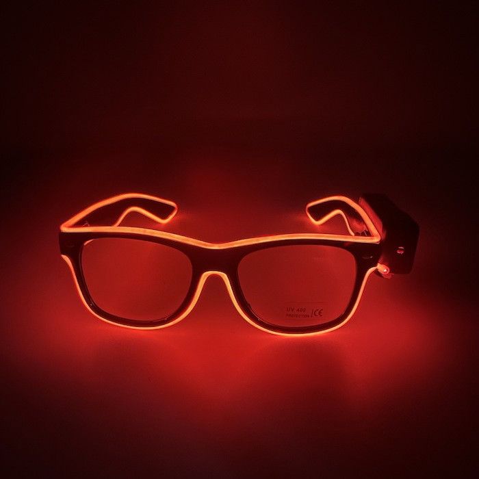 LED-Partybrille-Rot