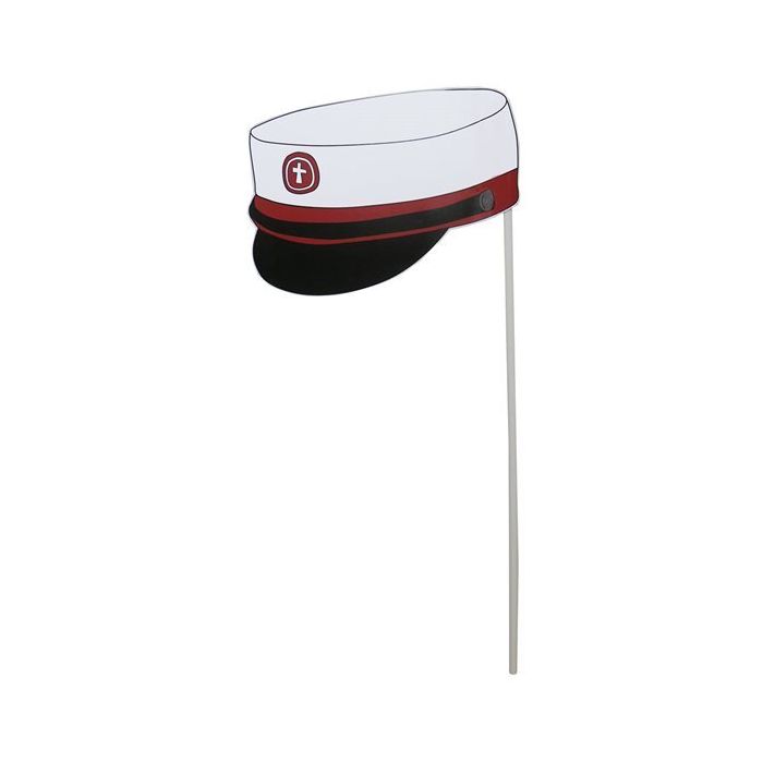 Rød Studenterhue Flag 10x - 50 cm