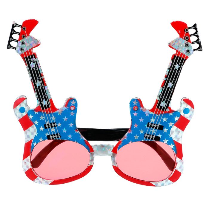 USA Rockgitarre Brille