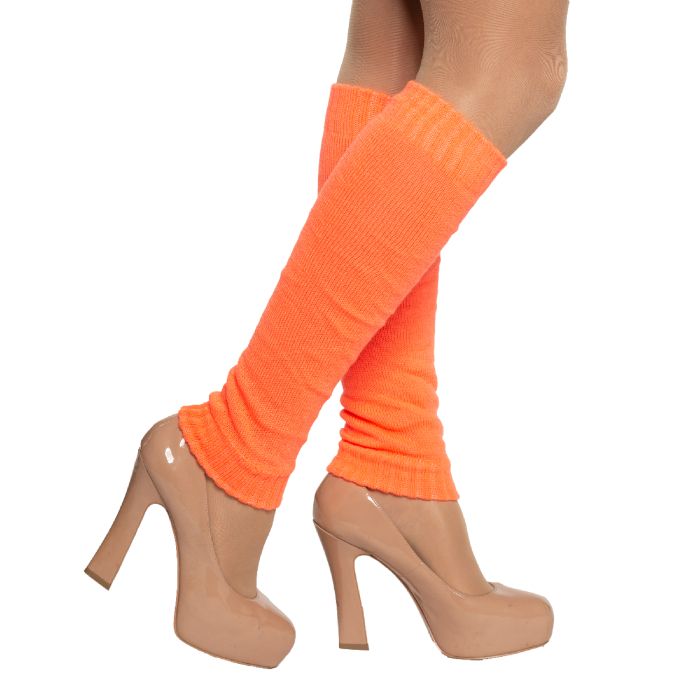Damenbeinwärmer Einheitsgröße neonorange