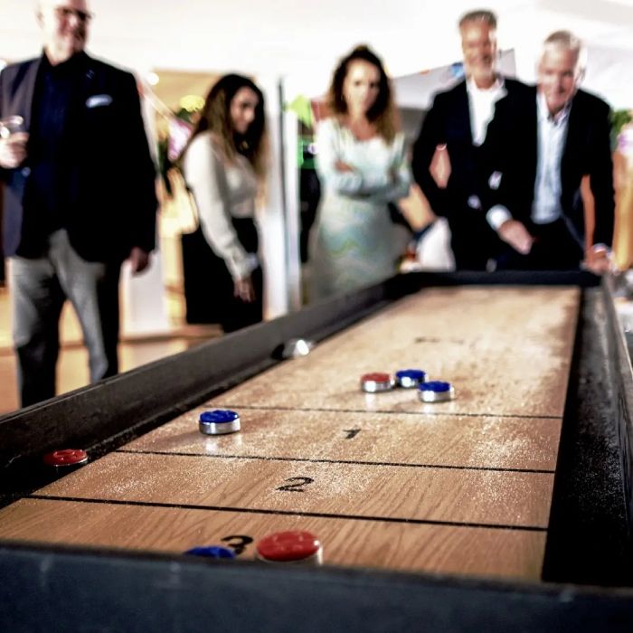 Vermietung des mega Shuffleboards Deluxe 280x75 cm 
