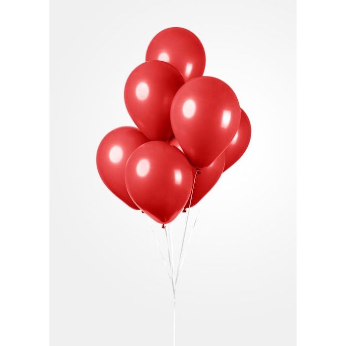 Rote Ballons 100x - 30 cm