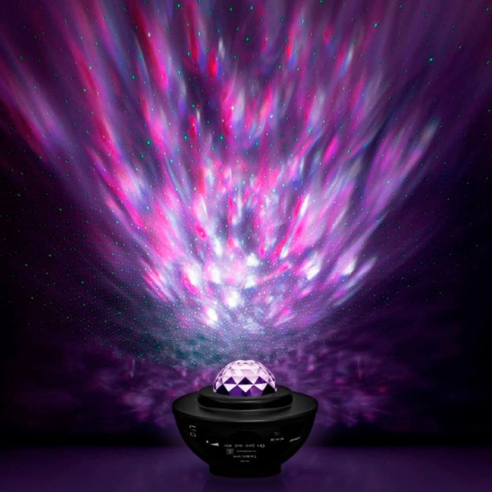 LED lampe galaxy stjernehimmel 16,5x11,5 cm 