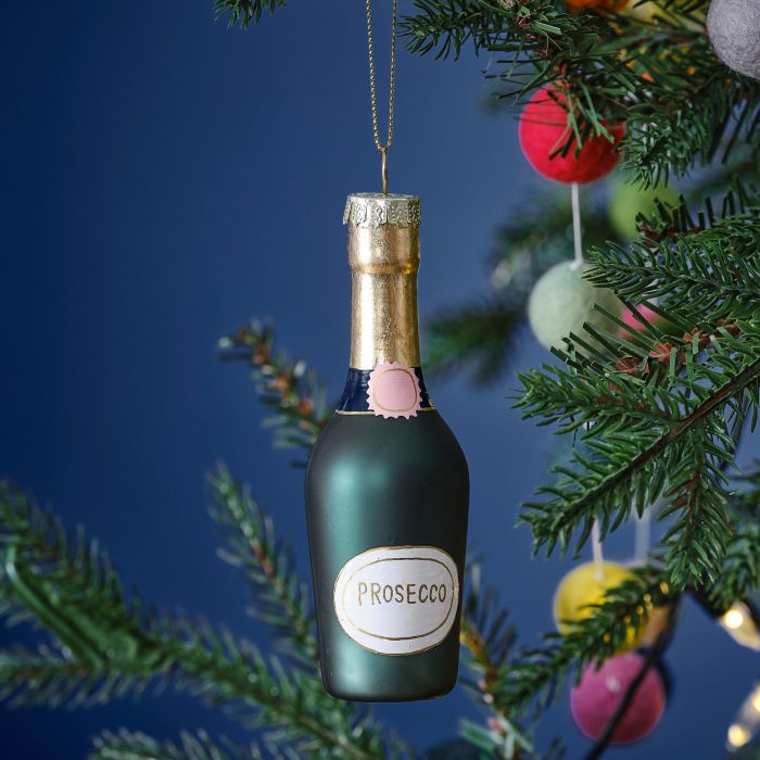 Grüne Flasche Dekoration für den Weihnachtsbaum
