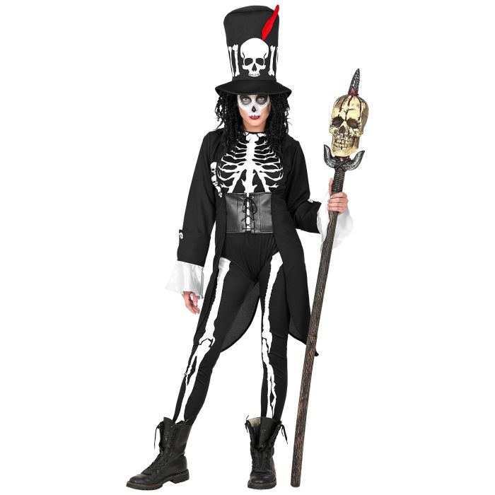 Voodoo-Skelettdame-Kostüm für Damen