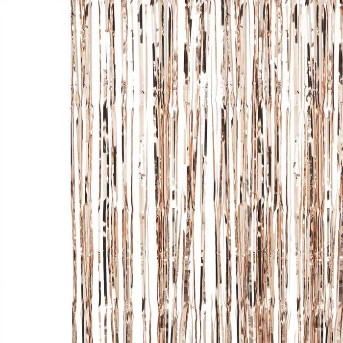 Rose Gold Fransenvorhang - 2,5 x 1 Meter