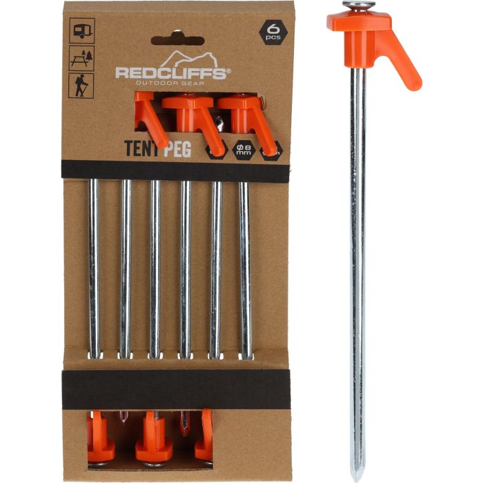 Zeltheringe mit PP-Spitze, 6 Stk