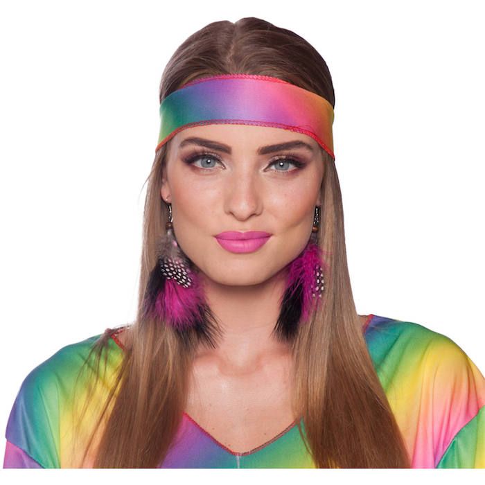 Hippie Federohrringe