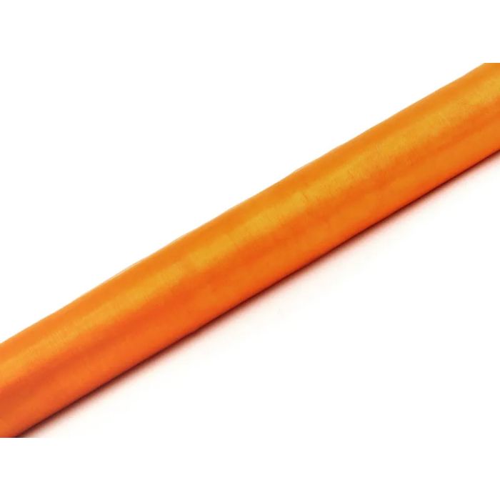 Oranger Tischläufer - 9 Meter