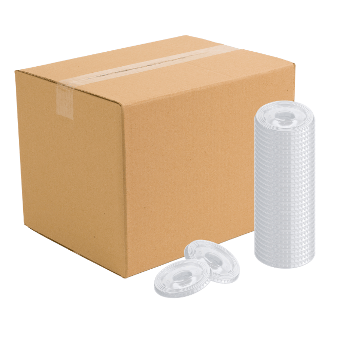 Flaches Lid für Plastikbecher 1000x - 0,3-0,5l