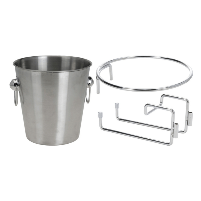 Champagnerkühler m. Halter für den Tisch - 20x20 cm