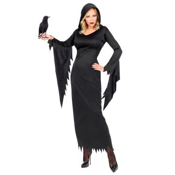 Gothic Queen Kapuzenkleid für Damen