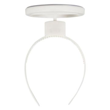 Engel leuchtende Glorie Haarband weiß - 20x15,6 cm