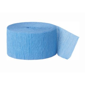 Baby blaue Crepe-Streamer 24m 