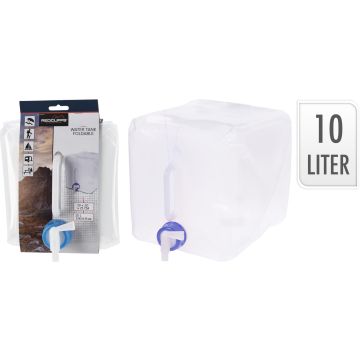 Zusammenfaltbarer Wassertank mit Hahn, 10 Liter