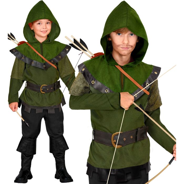 Robin Hood Kostüm für Jungen - 2 Teile