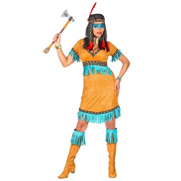 Einfaches Indianerkleid für Damen