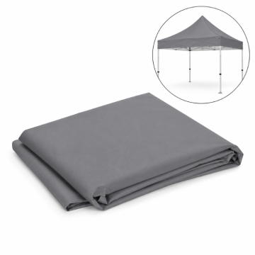 Pavillon-Abdeckung Easy up 3x3 m grau