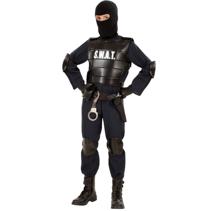 SWAT Polizeikostüm für Kinder