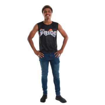Schwarzes Pride Tanktop