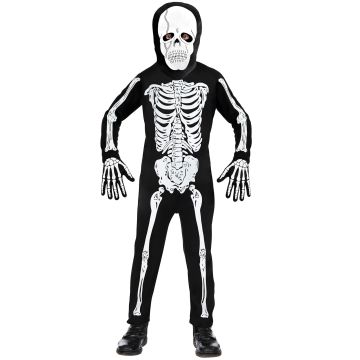 Skelettkostüm für Jungen mit Maske