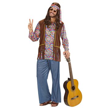 Psychedelisches Hippie-Kostüm für Herren