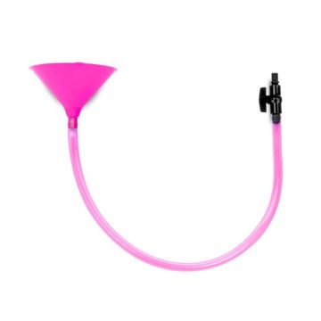 Trichter Bierbong pink - 1 Meter