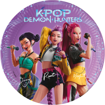 K-Pop Demon Hunters Pappteller 19,5 cm - 8x