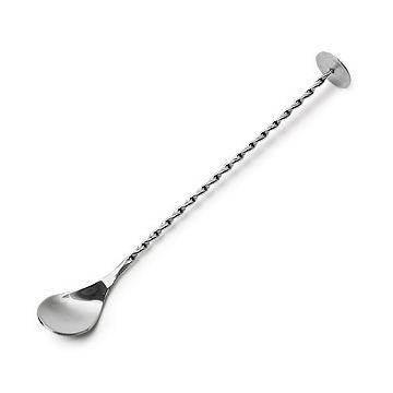 Gedrehter Barkeeper mit Muddler aus Edelstahl