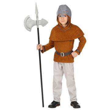 Ritterkostüm mit Helm für Jungen