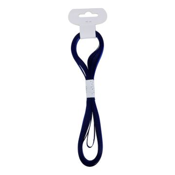 Geripptes Geschenkband blau - 10 m 