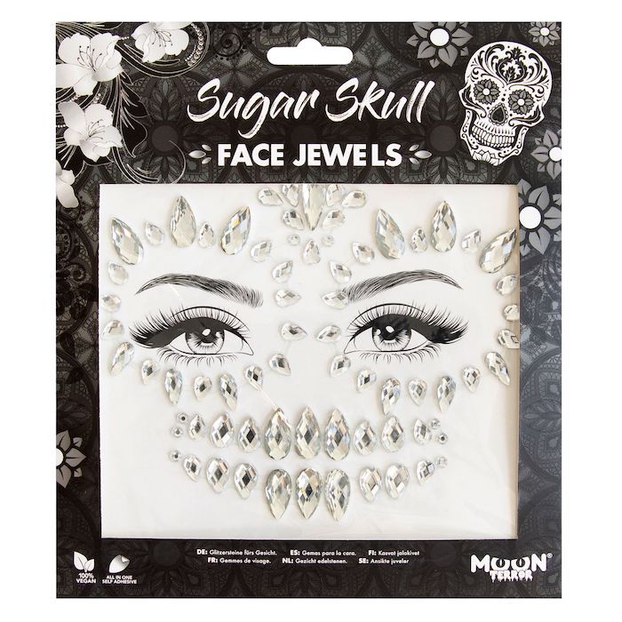 Gesichtsdekoration Sugar Skull