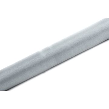 Organza Tischläufer Silber - 9 Meter