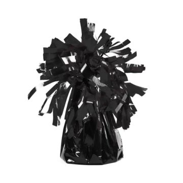 Schwarzes Folienballongewicht 130 g 