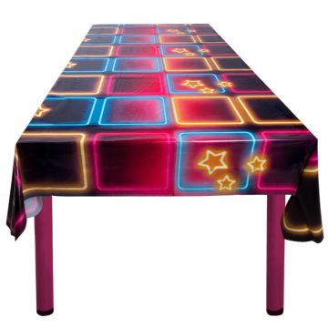 Disco-Fieber-Tischdecke - 130x180 cm
