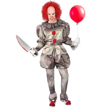 Unheimliches Clownkostüm für Männer