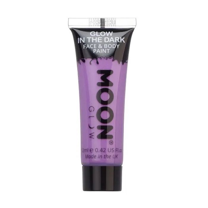 Selbstleuchtende Gesichts- und Körperfarbe Lila 12 ml Moon Creations