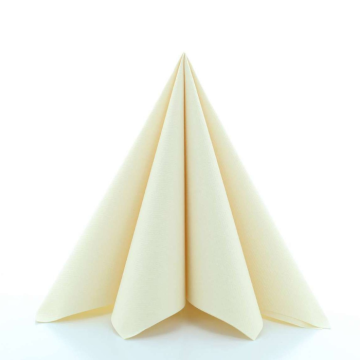 Luxusservietten Champagner 12x - 40x40 cm